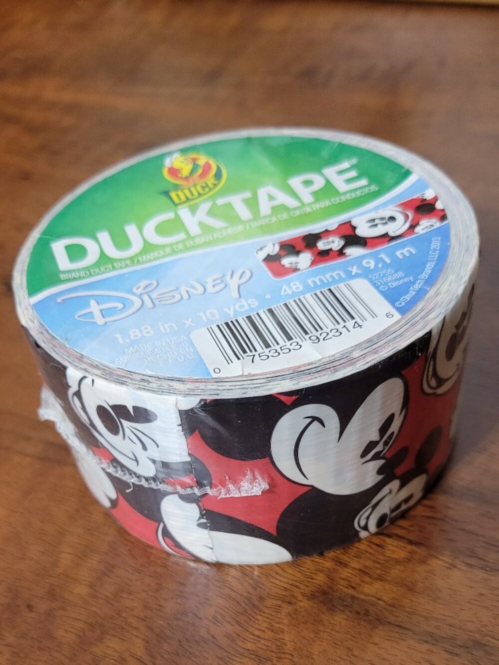 Disney Mickey Mouse Duck Tape Roll New Sealed